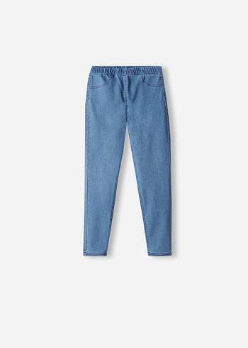 Leggins Calzedonia Denim jeggings Niños Azules | CL3129UT
