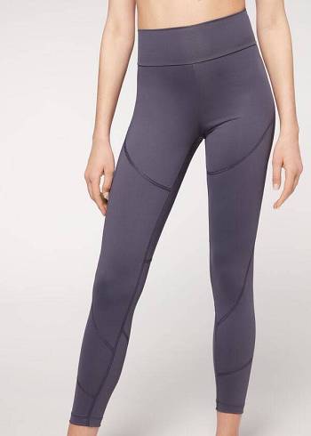 Leggins Calzedonia Performance Atléticos Mujer Azul Marino | CL2670DN