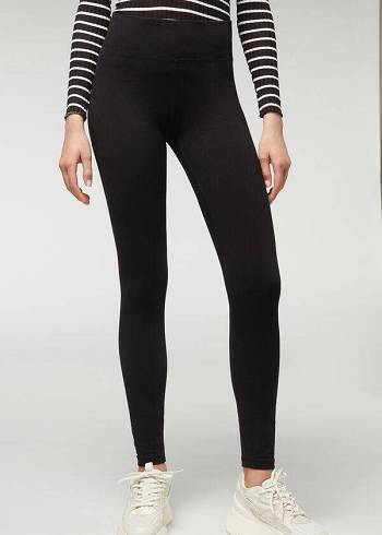 Leggins Calzedonia Thermal Mujer Negras | CL2697DN