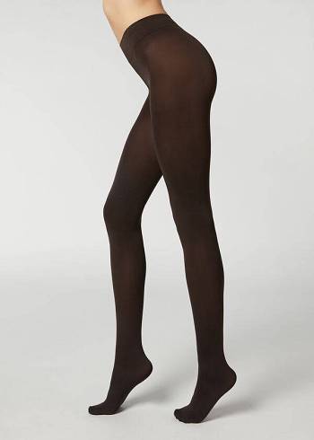 Mallas Calzedonia 100 Denier Total Comodidad Soft Touch Opaque Mujer Cafe | CL1011MA