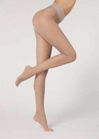 Mallas Calzedonia 20 Denier Ultra Comodidad Sheer Mujer Plateadas | CL1170EX