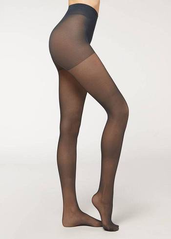 Mallas Calzedonia 40 Denier Action Medium Sheer Mujer Azules | CL1195WY