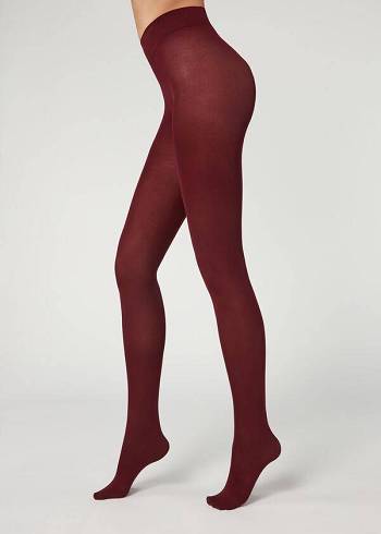 Mallas Calzedonia 50 Denier Total Comodidad Soft Touch Opaque Mujer Burdeos | CL1026GL