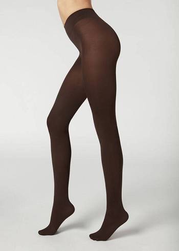 Mallas Calzedonia 50 Denier Total Comodidad Soft Touch Opaque Sexy Mujer Cafe | CL1034VD