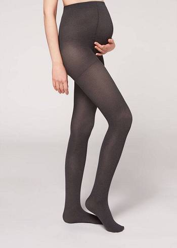 Mallas Calzedonia 60 Maternity Denier Mujer Gris | CL1005ZG
