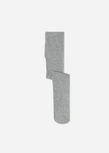Mallas Calzedonia Eco Algodon Niños Gris | CL2962TV