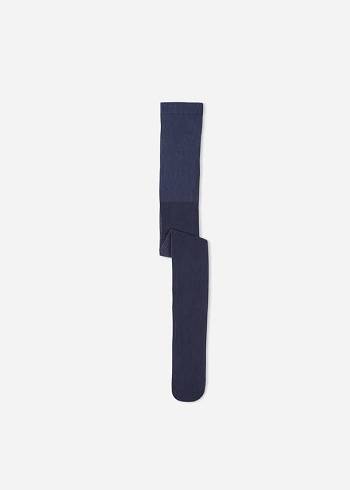 Mallas Calzedonia Heart-Motif Micronet Eco Niños Azules | CL2982SO