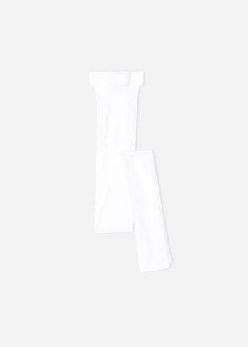 Mallas Calzedonia Micronet Niños Blancas | CL2988YU