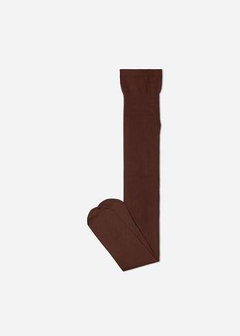 Mallas Calzedonia Soft Touch 50 Deniers Niños Marrones | CL2997GL