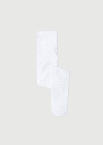 Mallas Calzedonia Soft Touch 50 Deniers Niños Blancas | CL3001AP