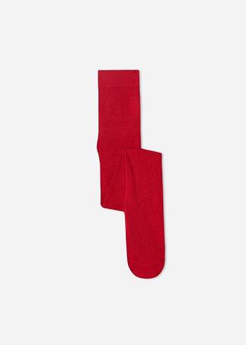 Mallas Calzedonia Super Opaque with Cashmere Niños Rojas | CL3005UT