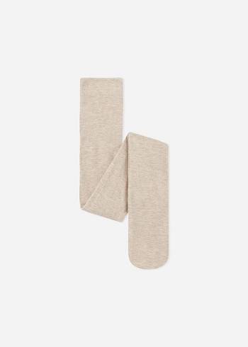 Mallas Calzedonia Super Opaque with Cashmere Niños Beige | CL3011QZ