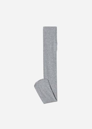 Mallas Calzedonia Super Opaque with Cashmere Niños Gris | CL3012MA