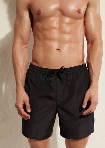 Traje De Baño Calzedonia Formentera Eco Hombre Negras | CL2926GL