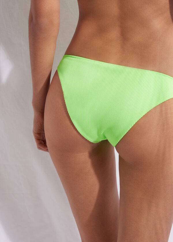 Abajo De Bikini Calzedonia Bikini New York Mujer Verde | CL1296NB