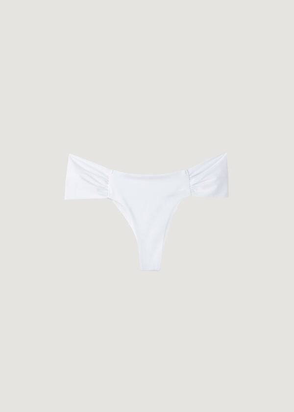 Abajo De Bikini Calzedonia Brazilian Indonesia Eco Mujer Blancas | CL1310DN