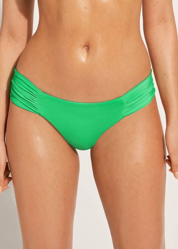 Abajo De Bikini Calzedonia Brazilian Indonesia Eco Mujer Verde | CL1312GL