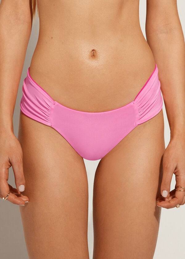 Abajo De Bikini Calzedonia Brazilian Indonesia Eco Mujer Rosas | CL1313HK