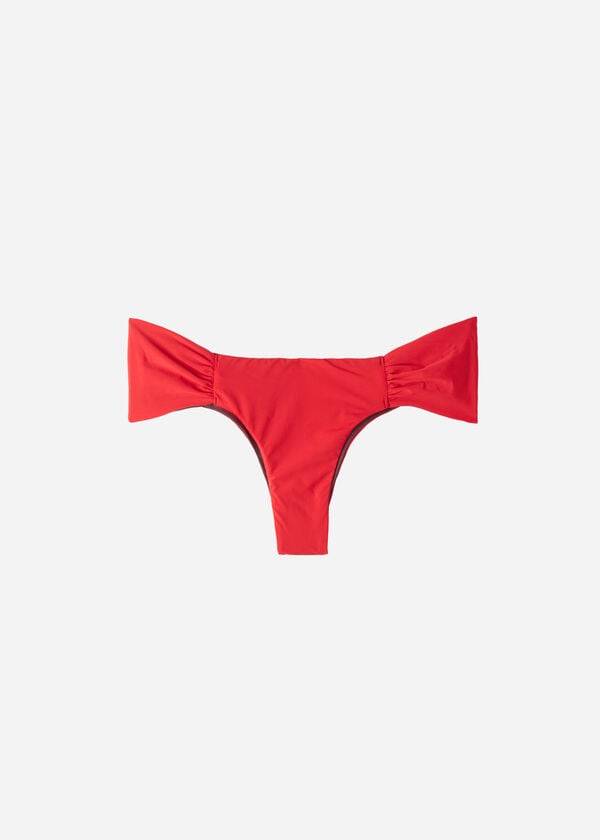 Abajo De Bikini Calzedonia Brazilian Indonesia Eco Mujer Rojas | CL1315KI
