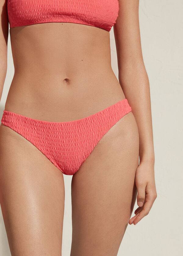 Abajo De Bikini Calzedonia Brazilian Lanzarote Mujer Rosas | CL1316LH