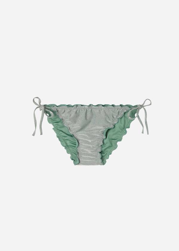 Abajo De Bikini Calzedonia Brazilian String Formentera Mujer Gris | CL1331IS