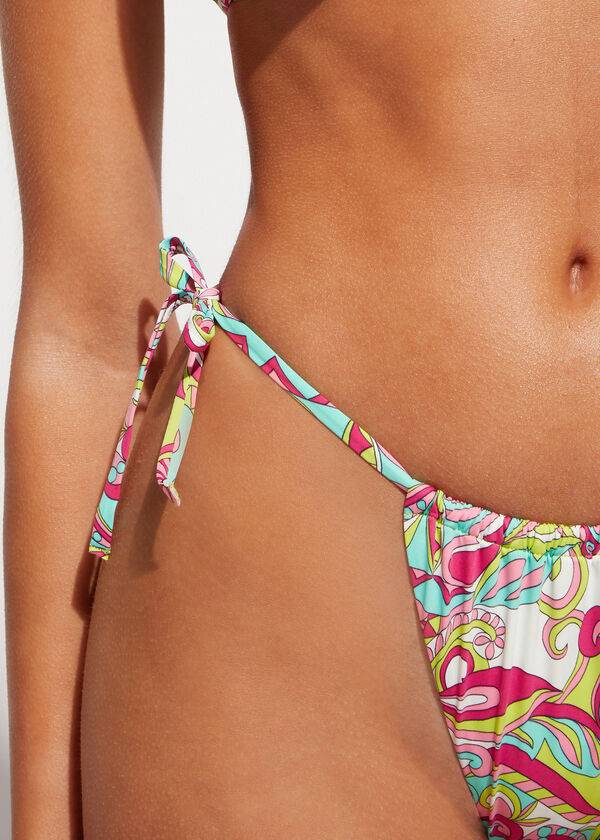 Abajo De Bikini Calzedonia Brazilian String Londra Mujer Multicolor | CL1338GL
