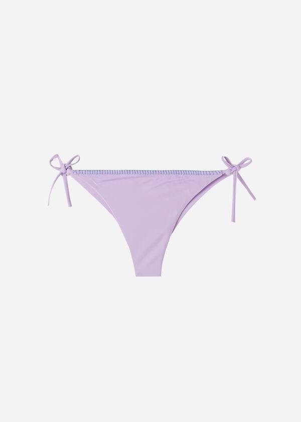 Abajo De Bikini Calzedonia Brazilian String Tel Aviv Mujer Moradas | CL1341KI