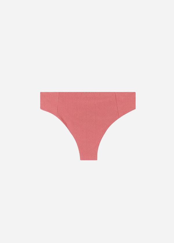 Abajo De Bikini Calzedonia High Cintura Biarritz Mujer Marrones | CL1417HK