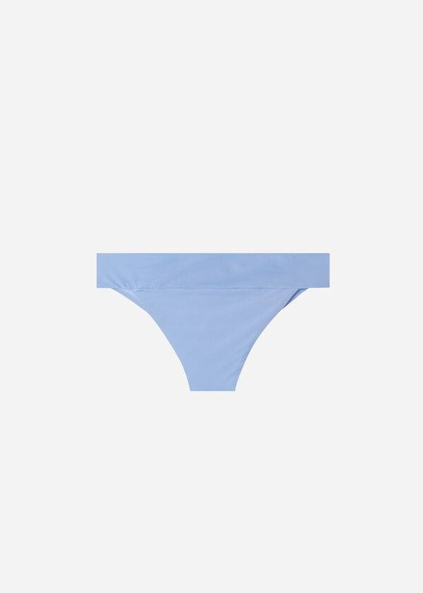 Abajo De Bikini Calzedonia High Cintura Brazilian Indonesia Eco Mujer Azules | CL1418JJ