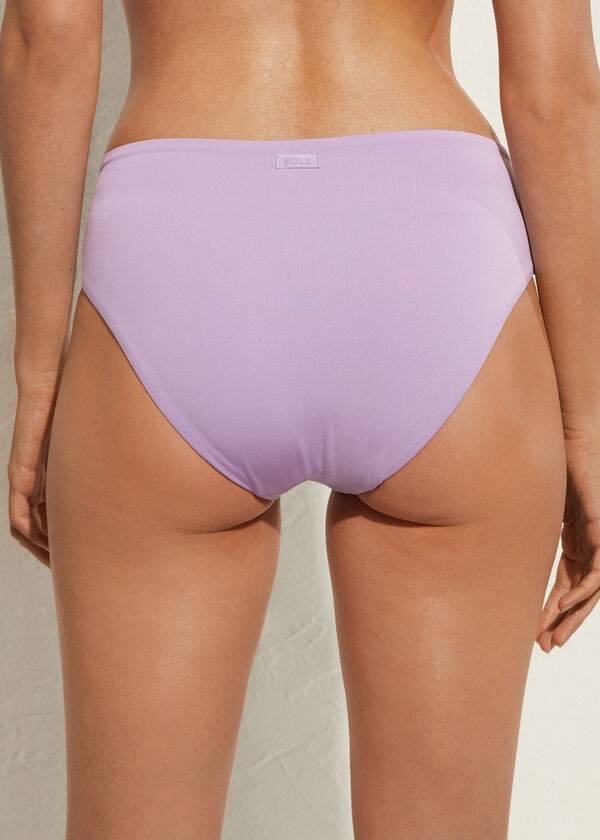 Abajo De Bikini Calzedonia High Cintura Indonesia Eco Mujer Moradas | CL1428QZ