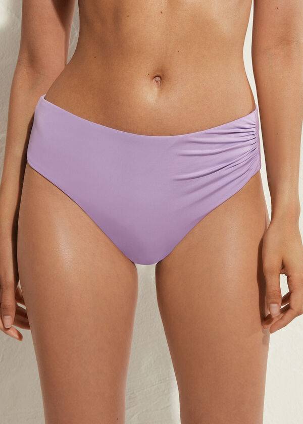 Abajo De Bikini Calzedonia High Cintura Indonesia Eco Mujer Moradas | CL1428QZ