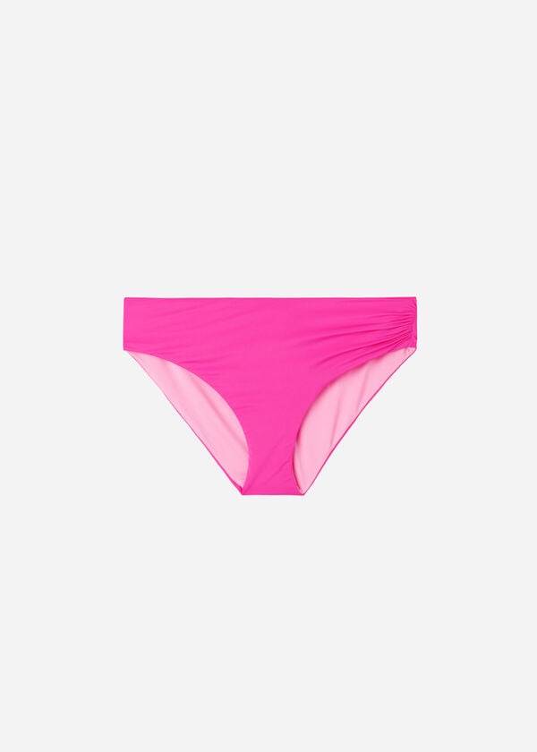 Abajo De Bikini Calzedonia High Cintura Indonesia Eco Mujer Rosas | CL1431RW