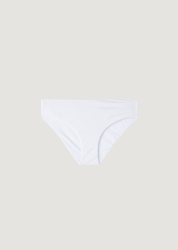 Abajo De Bikini Calzedonia High Cintura Indonesia Eco Mujer Blancas | CL1432TV