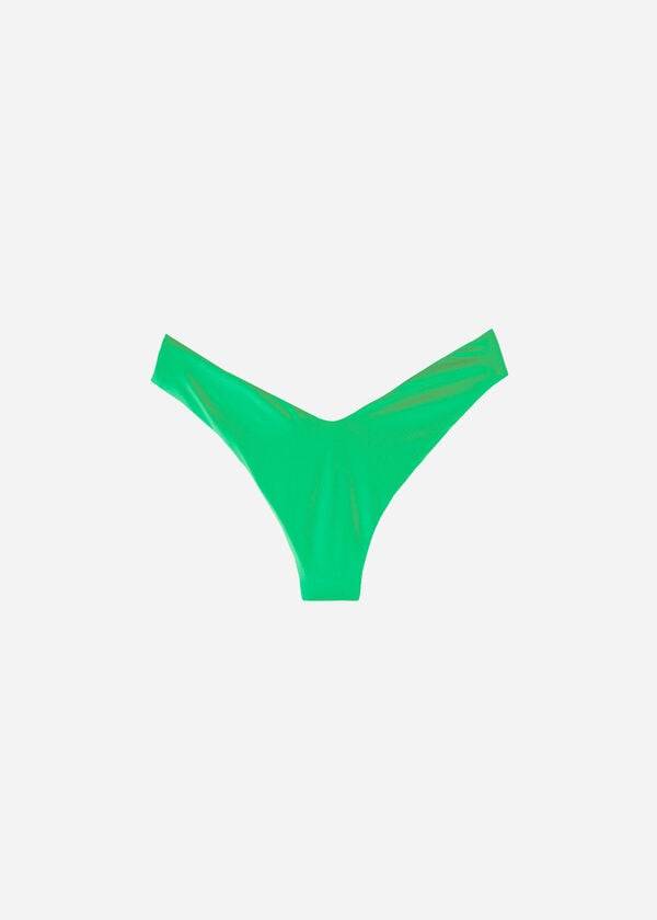Abajo De Bikini Calzedonia High Cut Brazilian Indonesia Eco Mujer Verde | CL1388DN