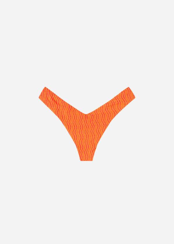 Abajo De Bikini Calzedonia High-Cut Brazilian Mykonos Mujer Naranjas | CL1447ZG