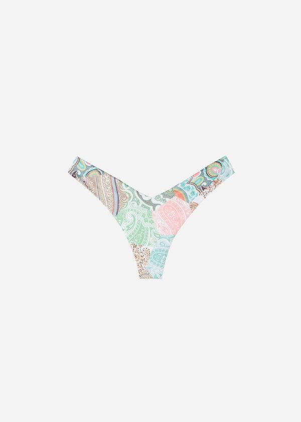 Abajo De Bikini Calzedonia High-Cut Brazilian Saint Tropez Mujer Verde | CL1450VD