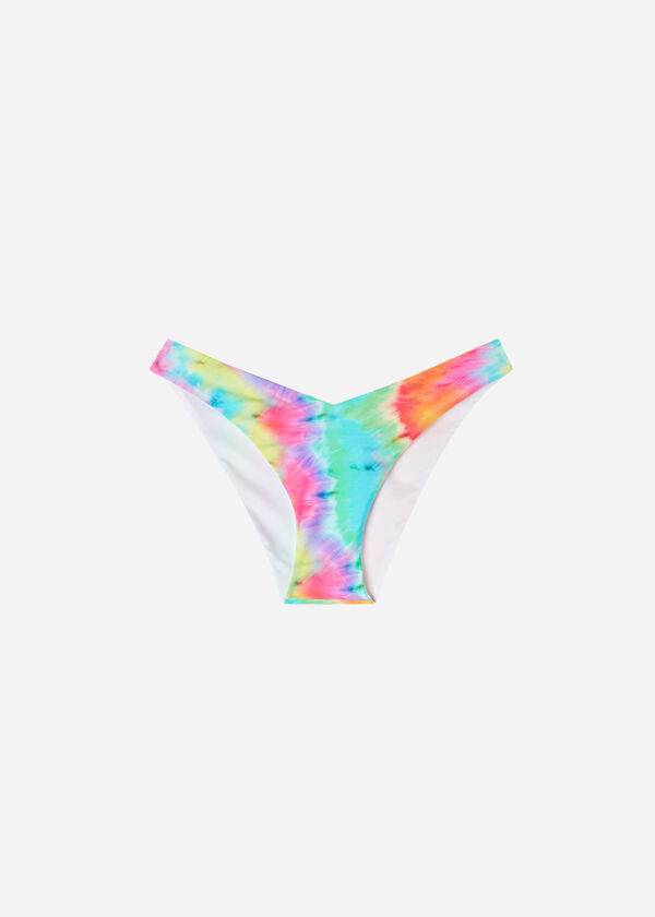 Abajo De Bikini Calzedonia High Cut Orlando Mujer Multicolor | CL1397CE