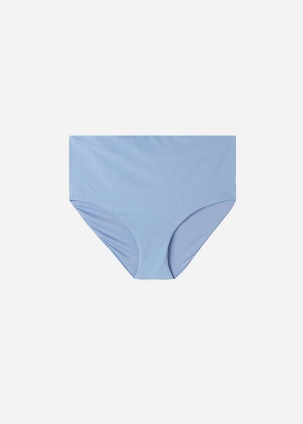 Abajo De Bikini Calzedonia High Shaper Cintura Indonesia Eco Mujer Azules | CL1403WY