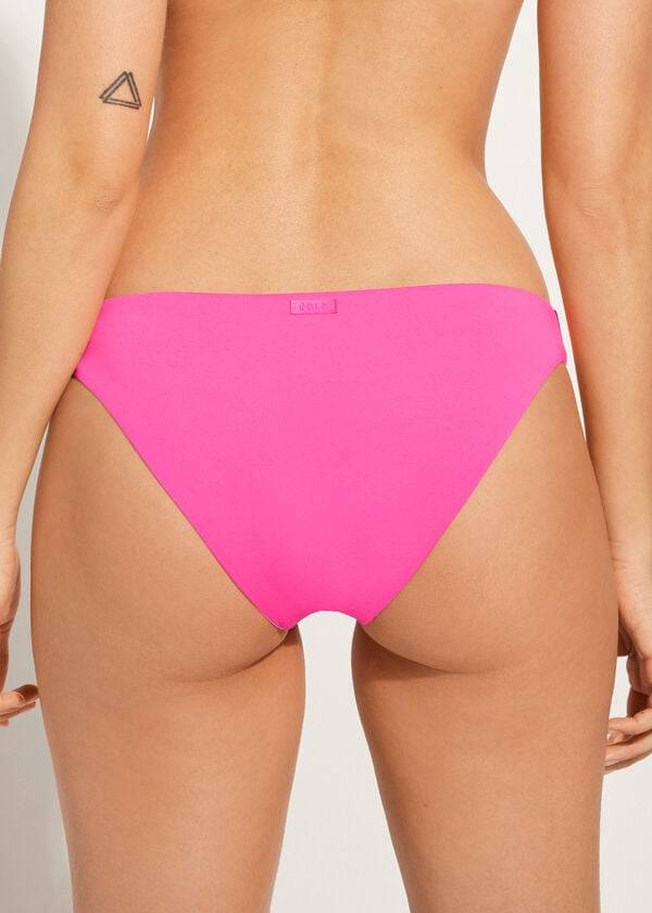 Abajo De Bikini Calzedonia Indonesia Eco Low rise Mujer Rosas | CL1475CE