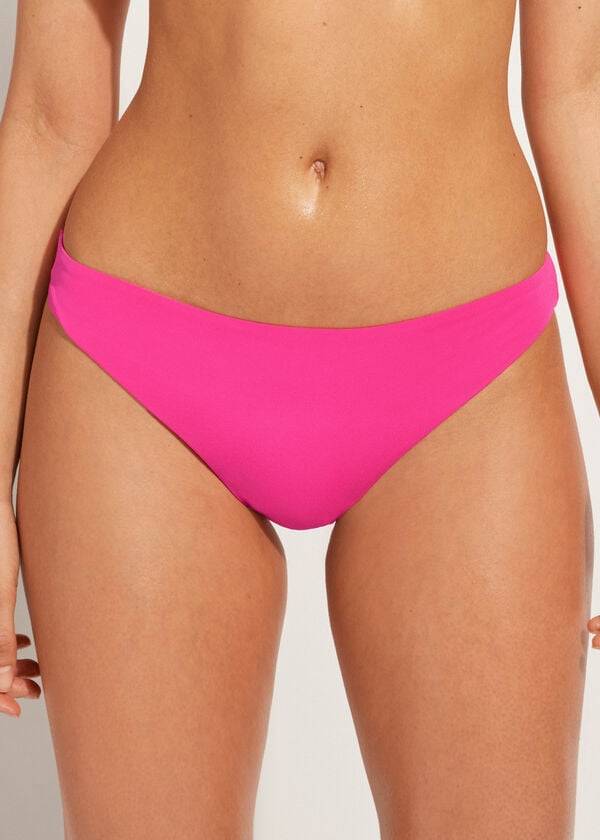 Abajo De Bikini Calzedonia Indonesia Eco Low rise Mujer Rosas | CL1475CE