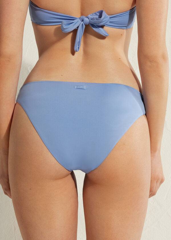 Abajo De Bikini Calzedonia Indonesia Eco rise Mujer Azules | CL1478NB