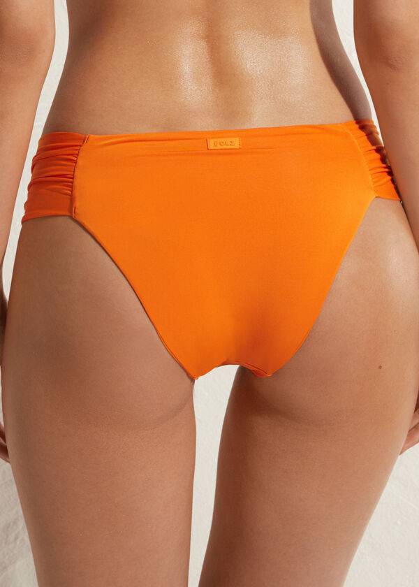 Abajo De Bikini Calzedonia Indonesia Eco rise Mujer Naranjas | CL1479MA