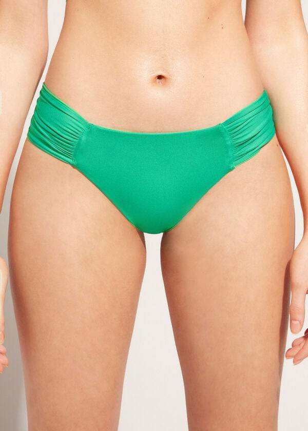 Abajo De Bikini Calzedonia Indonesia Eco rosa Mujer Verde | CL1481WY