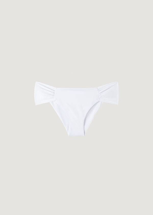 Abajo De Bikini Calzedonia Indonesia Eco rosa Mujer Blancas | CL1483RW