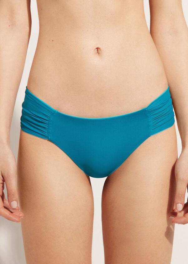 Abajo De Bikini Calzedonia Indonesia Eco rosa Mujer Turquesa | CL1484TV