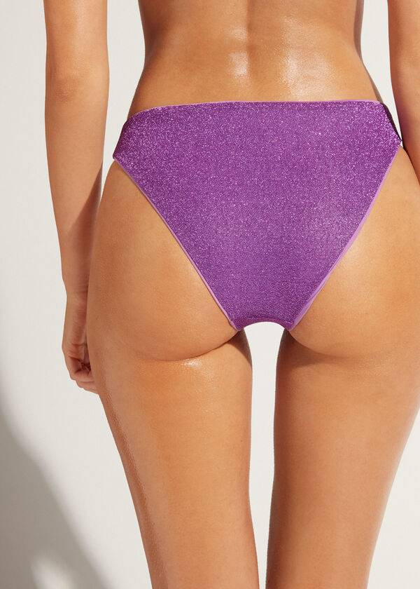 Abajo De Bikini Calzedonia Las Vegas Mujer Moradas | CL1495HK