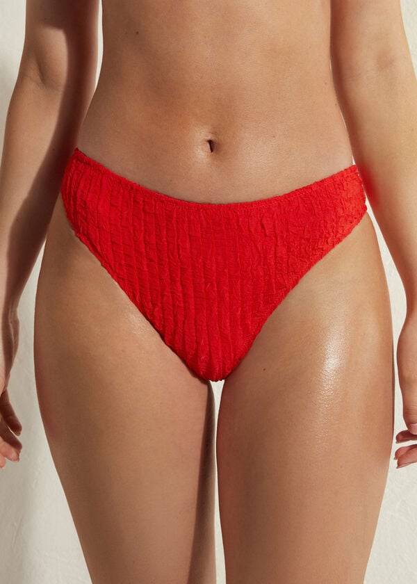 Abajo De Bikini Calzedonia Marrakech Mujer Rojas | CL1501CE