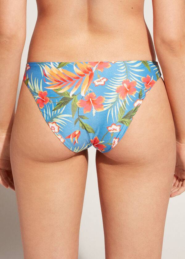 Abajo De Bikini Calzedonia Maui Mujer Verde | CL1503BC
