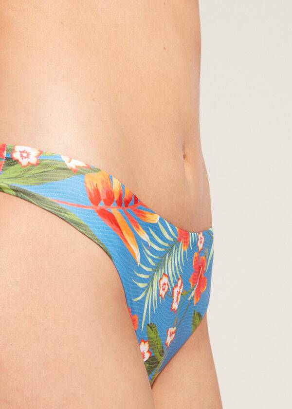 Abajo De Bikini Calzedonia Maui Mujer Verde | CL1503BC