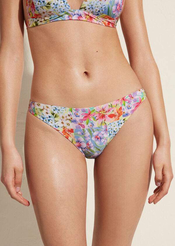 Abajo De Bikini Calzedonia Minorca Eco Mujer Multicolor | CL1504NB